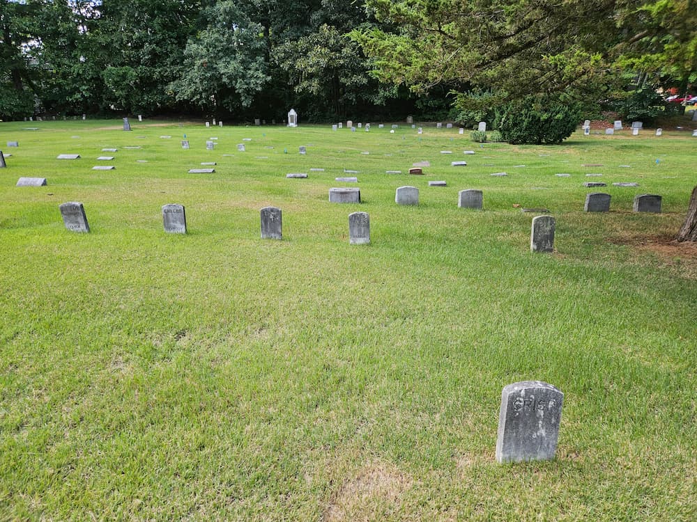 Pet memorial markers at Proctor Cemetery in Nashua New Hampshire